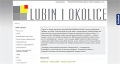 Desktop Screenshot of lubiniokolice.pl